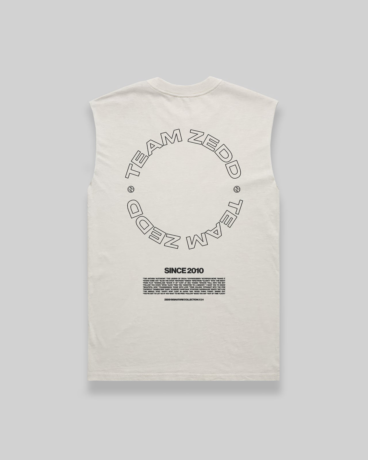 Team Zedd Muscle Tee - Bone