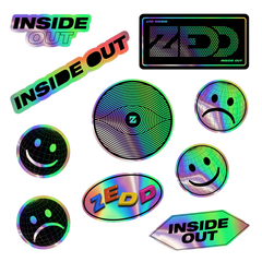 Inside Out Holographic Sticker 10 Pack [LIMITED]