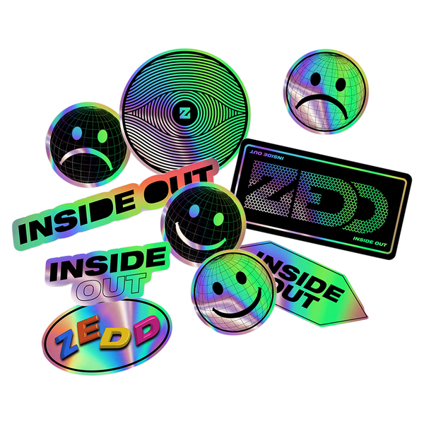 Inside Out Holographic Sticker 10 Pack [LIMITED]