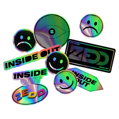 Inside Out Holographic Sticker 10 Pack [LIMITED]