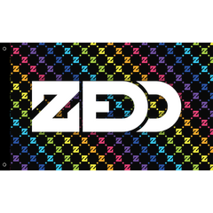 ZEDD Rainbow Z Flag