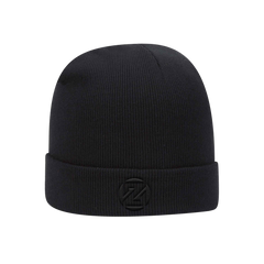 Black on Black Z Beanie
