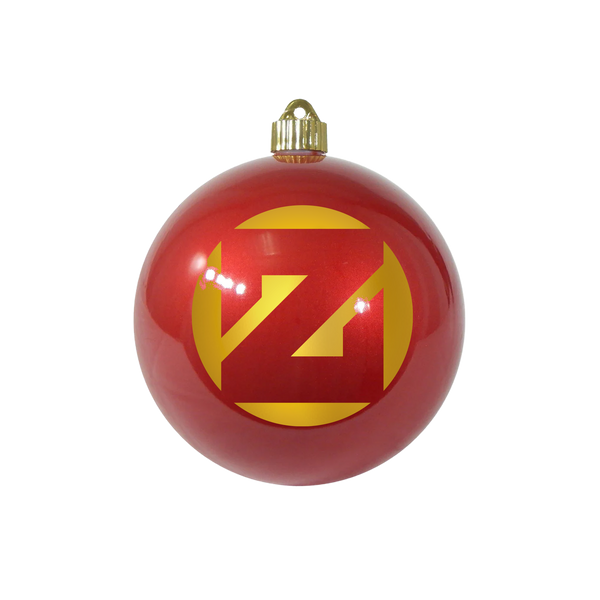 Gold Z Red Ornament